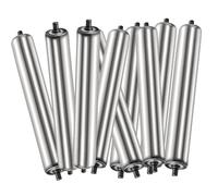 I rulli resistenti del trasportatore hanno galvanizzato il movimento regolare d'acciaio 1" - 2,4" Diameter50mm/2" lunghezza del diametro 500mm/19.7in per i sistemi di trasporto efficienti