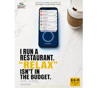I Run a Restaurant. Relax Isn't in the Budget: Large Lined Notebook