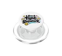 I Run A Tight Shipwreck Funny Daying Relitto Mamma Papà Regalo PopSockets PopGrip per MagSafe
