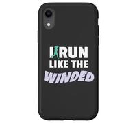 I Run Like The Winded Funny Jogger Runner Custodia per iPhone XR