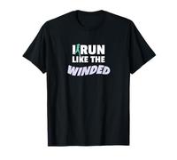 I Run Like The Winded Funny Jogger Runner Maglietta