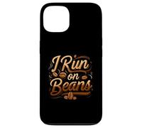 I Run on Beans Coffee Lover Caffeine Espresso Design Custodia per iPhone 13