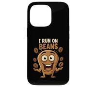 I Run On Beans Funny Coffee Lover Caffeine Design Custodia per iPhone 13 Pro