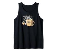 I Run On Caffeine & Cynicism Funny Coffee Lover Design Canotta