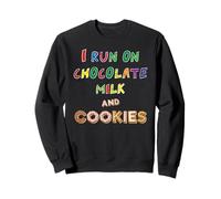 I Run On Chocolate Milk And Cookies Abbigliamento Bambino Felpa