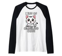 I Run On Coffee And Chaos Maglia con Maniche Raglan