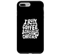 I Run On Coffee And Christmas Cheer - Divertente Custodia per iPhone 7 Plus/8 Plus