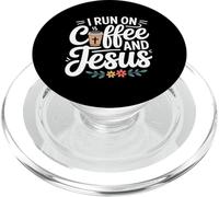 I Run On Coffee And Jesus PopSockets PopGrip per MagSafe