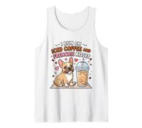 I Run On Iced Coffee e Frenchie Baci Cane Carino Canotta