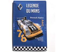 I&S collector Targa in metallo Leggenda du Mans (30 x 20 cm)