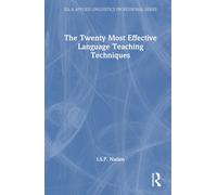 I.S.P. Nation The Twenty Most Effective Language Teaching Tec (Copertina rigida)
