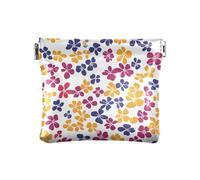 I sacchetti della moneta del cuoio delle donne dei fiori variopinti insacca la mini cassa cosmetica fantasia per, Fiori colorati., 1 size, moderno