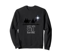 I saggi Lo cercano Ancora, Christian Christmas Jesus Design Felpa