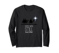 I saggi Lo cercano Ancora, Christian Christmas Jesus Design Maglia a Manica