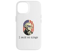 I Said No Kings in America Flag,US Democracy No King Protest Custodia per iPhone 14