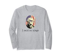 I Said No Kings in America Flag,US Democracy No King Protest Maglia a Manica