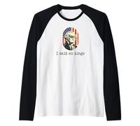 I Said No Kings in America Flag,US Democracy No King Protest Maglia con Maniche Raglan