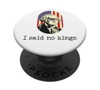 I Said No Kings in America Flag,US Democracy No King Protest PopSockets PopGrip Adesivo