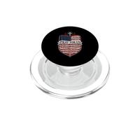 I santi cattolici pregano per noi Scudo Bandiera USA PopSockets PopGrip per MagSafe