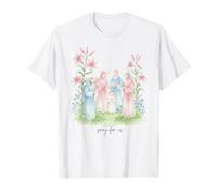 I Santi della Famiglia con i Gigli pregano per Noi devozionale Maglietta