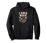 I Save Bees No Mow May Pollinator Awareness Felpa con Cappuccio