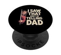 I Saw That And I'm Telling Dad Chiesa cristiana dei meme - PopSockets PopGrip Adesivo