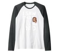 I Saw That And I'm Telling Dad Christian Meme Church |- Maglia con Maniche Raglan