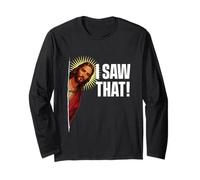 I Saw That - Coppia Cristiana Gesù Cristo Inspirational Maglia a Manica