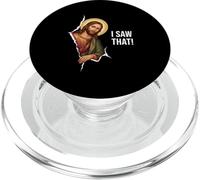 I Saw That Jesus Meme Christianity Citazione cristiana divertente PopSockets PopGrip per MagSafe