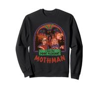 I Saw the Mothman Sci Fi Retro Vintage Funny Adult Humor Felpa