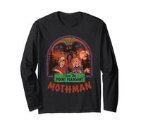 I Saw the Mothman Sci Fi Retro Vintage Funny Adult Humor Maglia a Manica