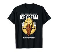 I Scream You Scream We all Scream for Ice Cream Summer Vibes Maglietta