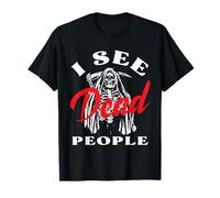 I See Dead People Divertente Halloween per I Giocatori Maglietta
