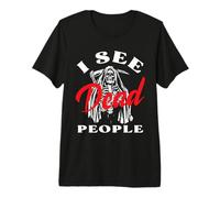 I See Dead People Divertente Halloween per I Giocatori Maglietta Premium