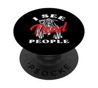 I See Dead People Divertente Halloween Per I Giocatori PopSockets PopGrip Adesivo