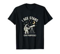 I see Stars On Purpose Astronomy Lavagna Art Maglietta