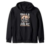 I sentieri Sono Il Mio Parco Giochi ATV Rider Fun Felpa con Cappuccio