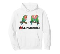 I Separabili, Parodia Ironica sui Rapporti Moderni | fedeltà Felpa con Cappuccio