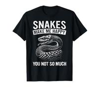 I serpenti serpenti mi rendono felice non tanto Maglietta