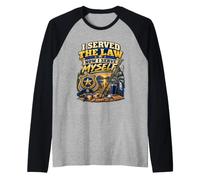 I Served The Law Camicia da Poliziotto in Pensione Maglia con Maniche Raglan