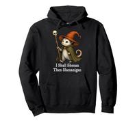 I Shall Shenan Poi Shenanigan Possum Wizard Medieval Meme Felpa con Cappuccio