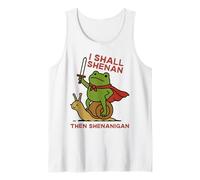 I Shall Shenan Then Shenanigan Funny Medieval Frog Canotta