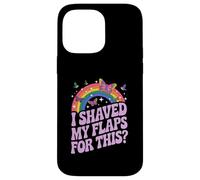 I Shaved My Flaps For This Adult Humor Funny Sarcastic Joke Custodia per iPhone 14 Pro Max