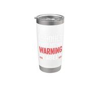 I Should Come With A Warning Label Funny Bicchiere termico in acciaio inox doppia parete