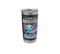 I simpatici bambini Axolotl non amano Axolotls non possono essere amici Bicchiere termico in acciaio inox doppia parete
