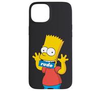 I Simpson Bart Simpson Bocca Rude Nero Custodia per iPhone 15 Plus