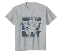 I Simpson Homer a Modo Mio Maglietta, Bambini, Grigio Melange, 4 Anni