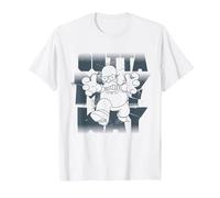I Simpson Homer a Modo Mio Maglietta, Uomo, Bianco, 4XL