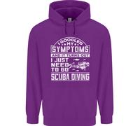 I Sintomi Devono Solo Andare A Immersioni Subacquee Felpa Uomo