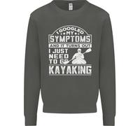I Sintomi Devono Solo Andare In Kayak Maglione Divertente Per Bambini
